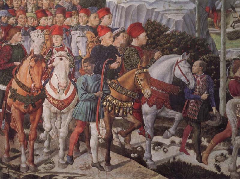 Benozzo Gozzoli The train of the holy three Konige oil painting picture